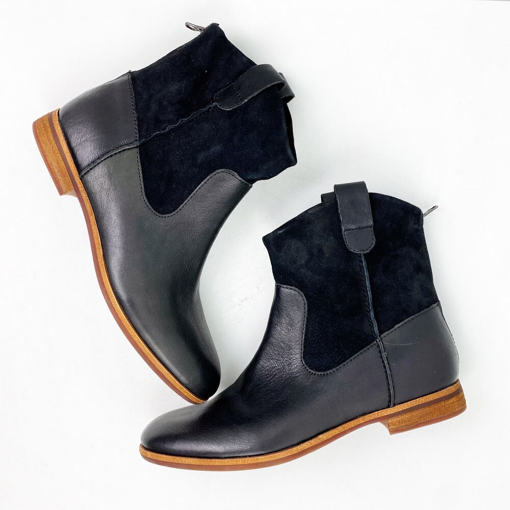 Kork-Ease Ticino Boots Black Leather 7.5M